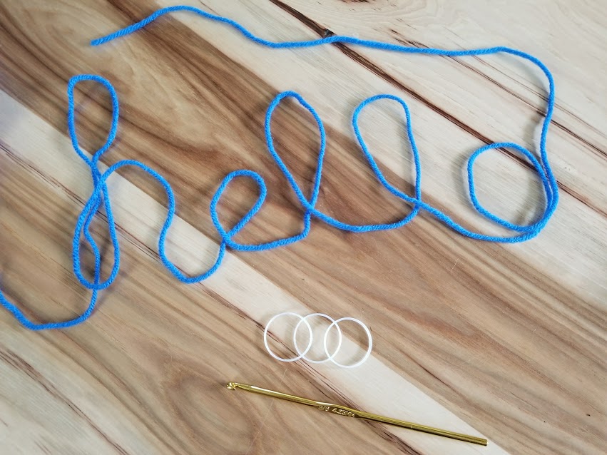 how to crochet around a ring